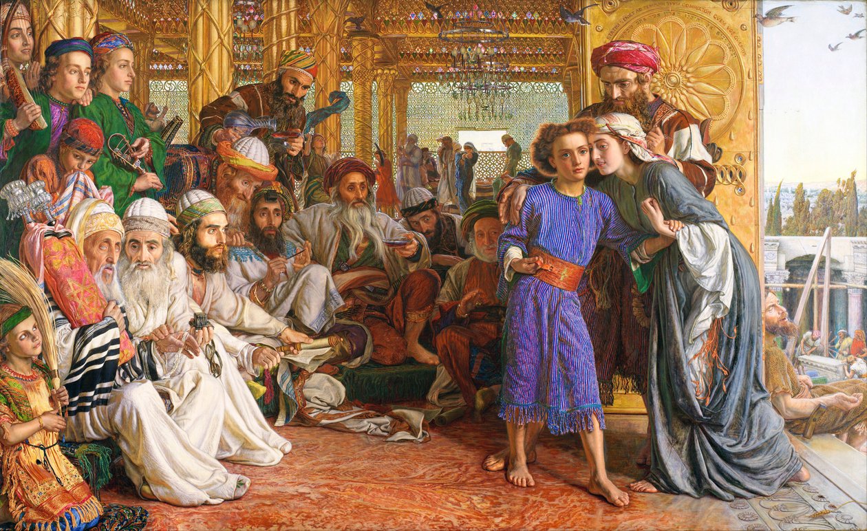 opdagelsen af Savoren i templet af William Holman Hunt