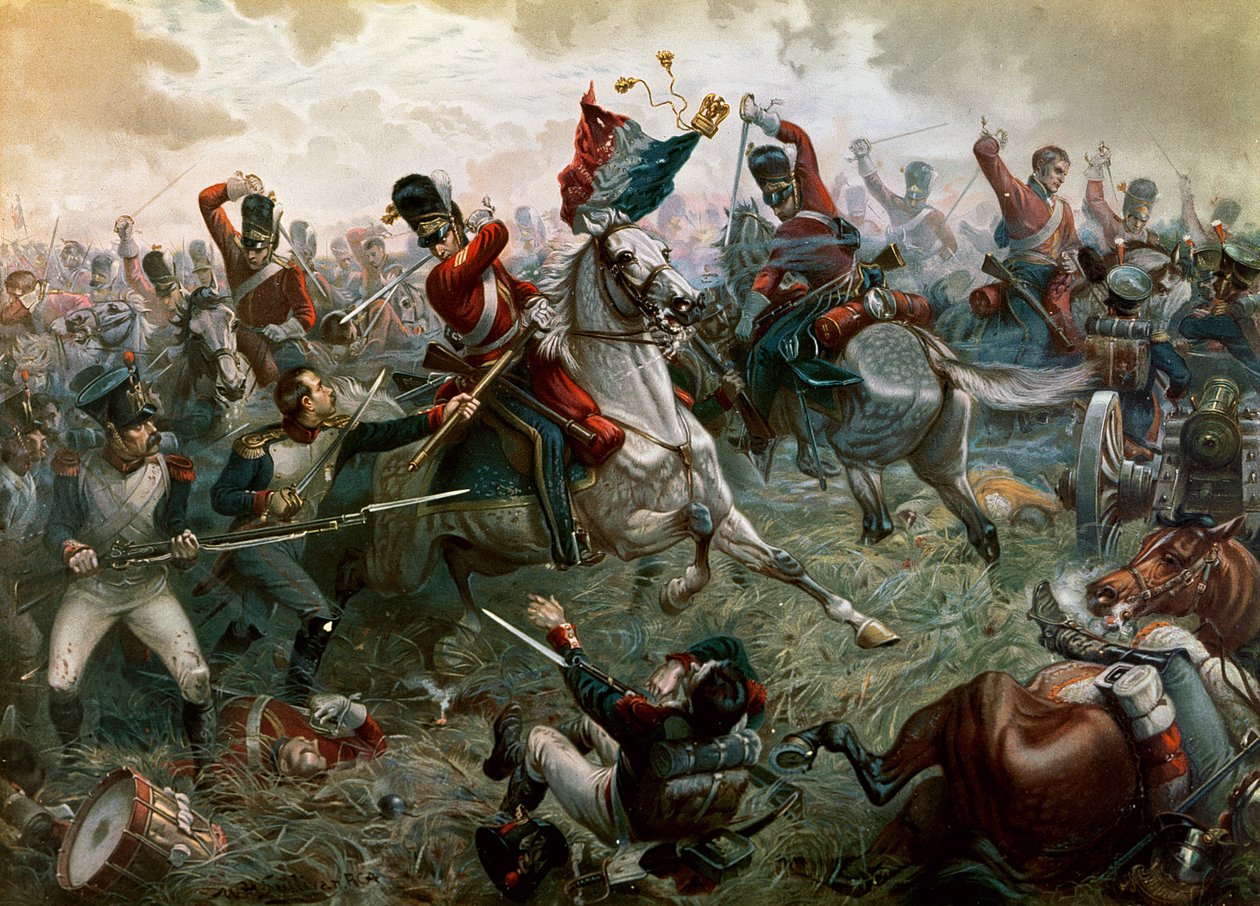 Slaget ved Waterloo, 18. juni 1815, 1898 af William Holmes Sullivan