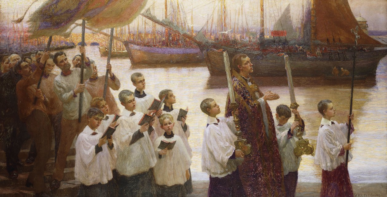 Rogation Day, Cornwall, af William Holt Yates Titcomb