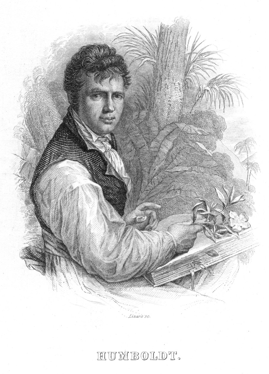 Alexander von Humboldt, tysk naturforsker, c1830 af William Home Lizars