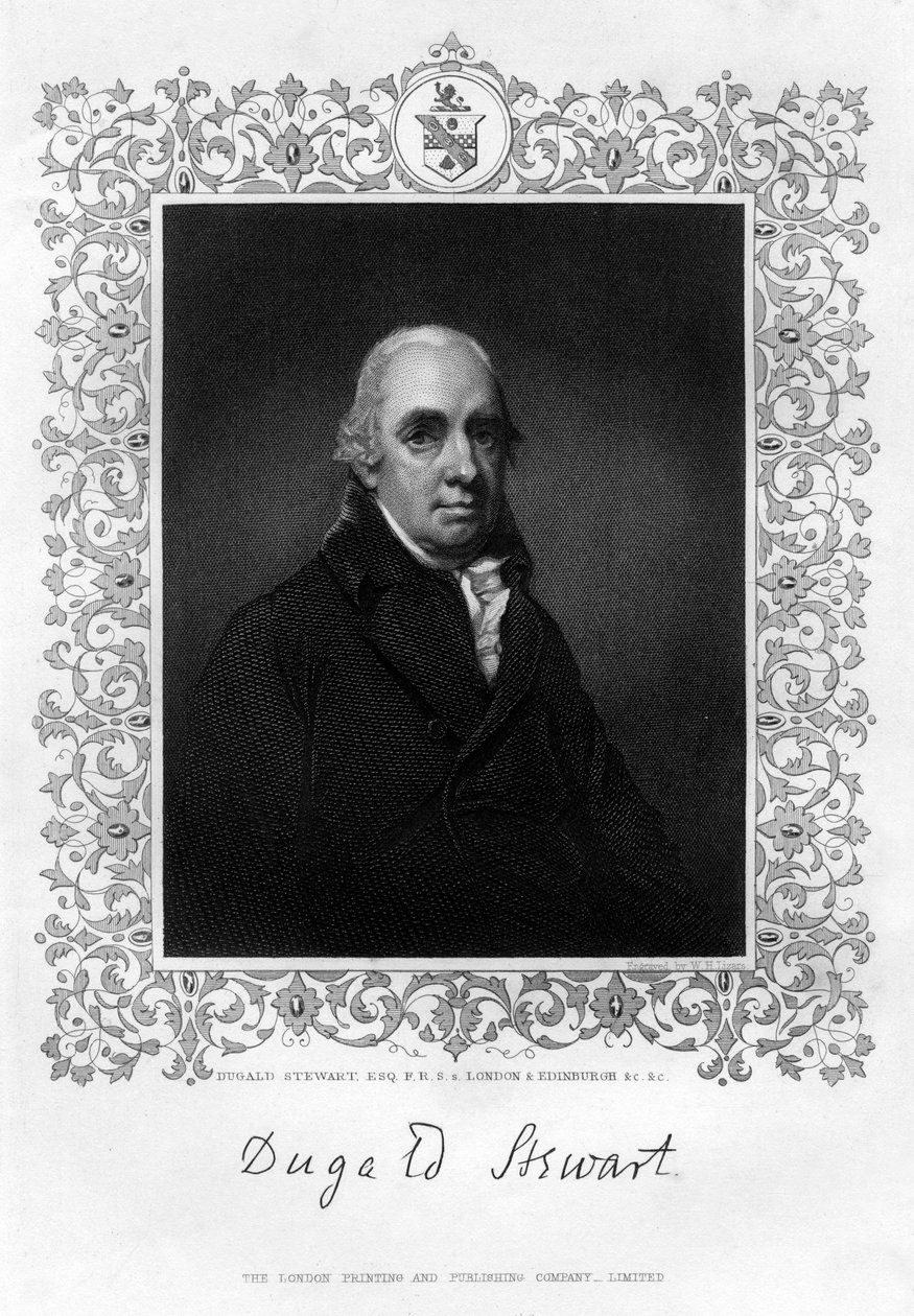 Dugald Stewart, 1800-tallet af William Home Lizars