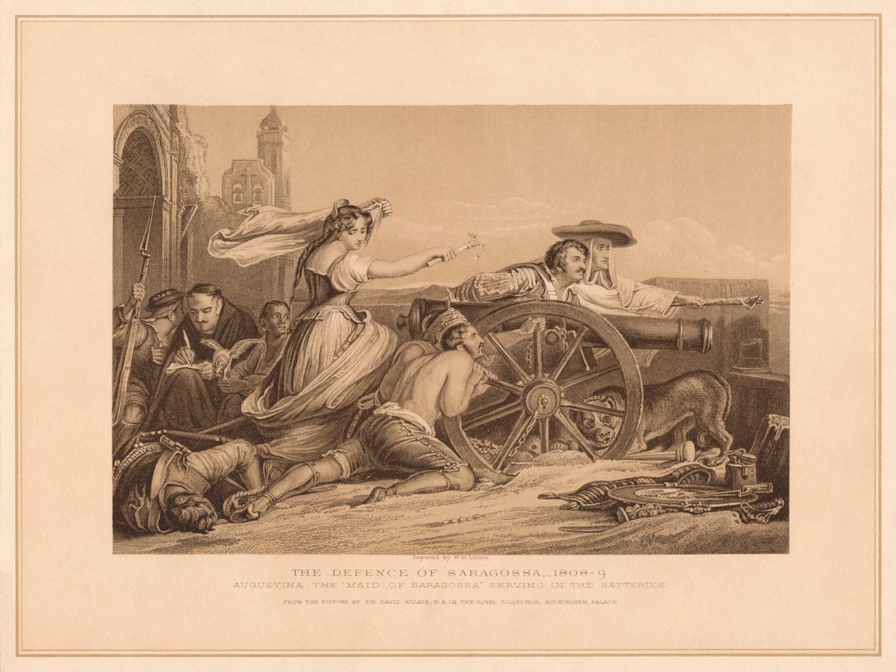 Forsvaret af Saragoosa, 1808-9, 1878 af William Home Lizars
