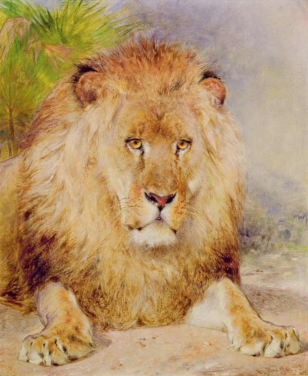 Løve af William Huggins