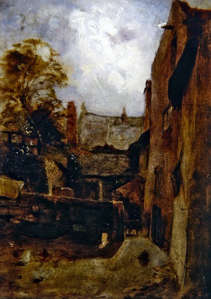 Skitse til Bidestone Farmhouse af William Huggins