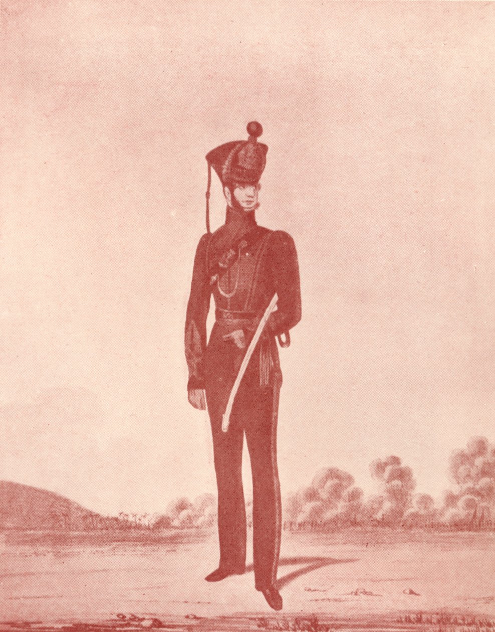 Officerer fra Madras Army Rifles, c1837-1843, 1909 af William Hunsley