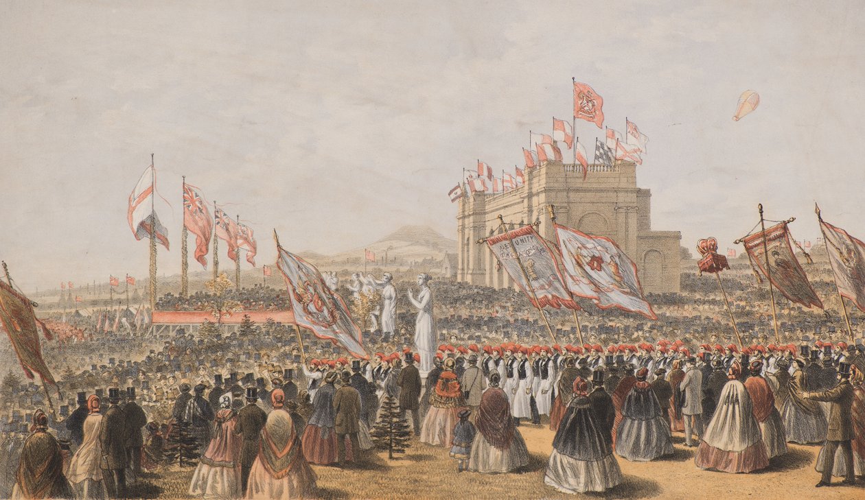 Åbning af Baxter Park Dundee 9. september 1863 af William Husband McFarlane