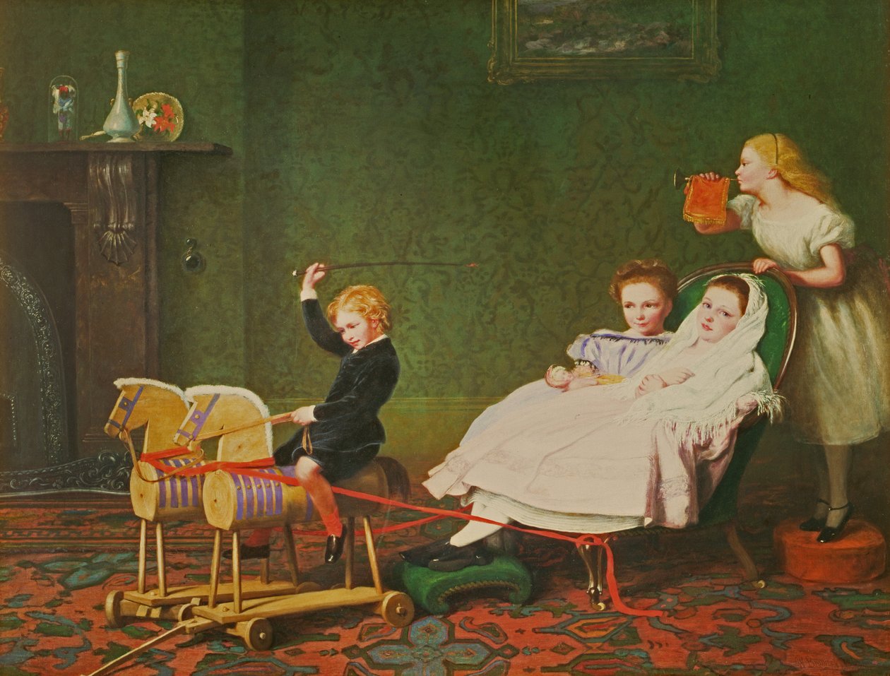 En vogn til bolden, 1868 af William III Bromley