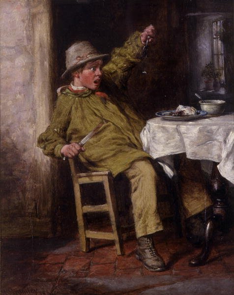 Hvepsen! 1864 (olie på lærred) af William III Bromley