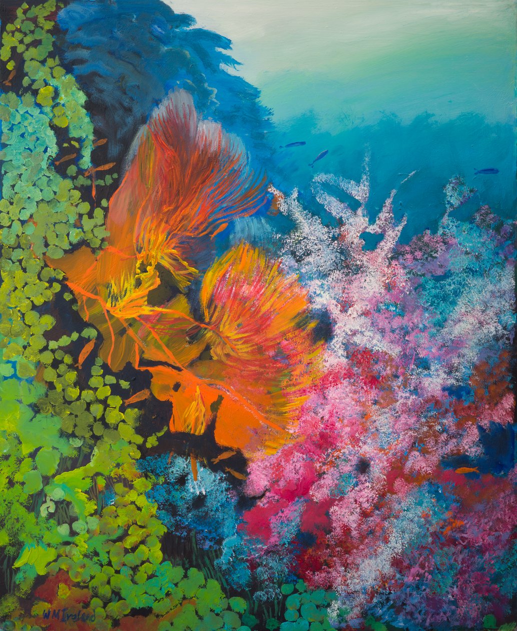 Under vand (olie om bord) af William Ireland