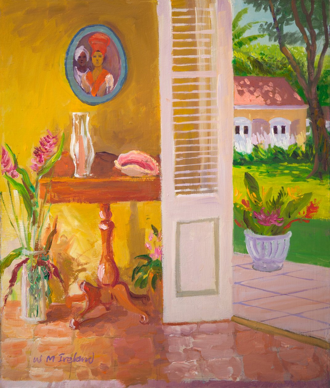 Caribiens indre (olie om bord) af William Ireland