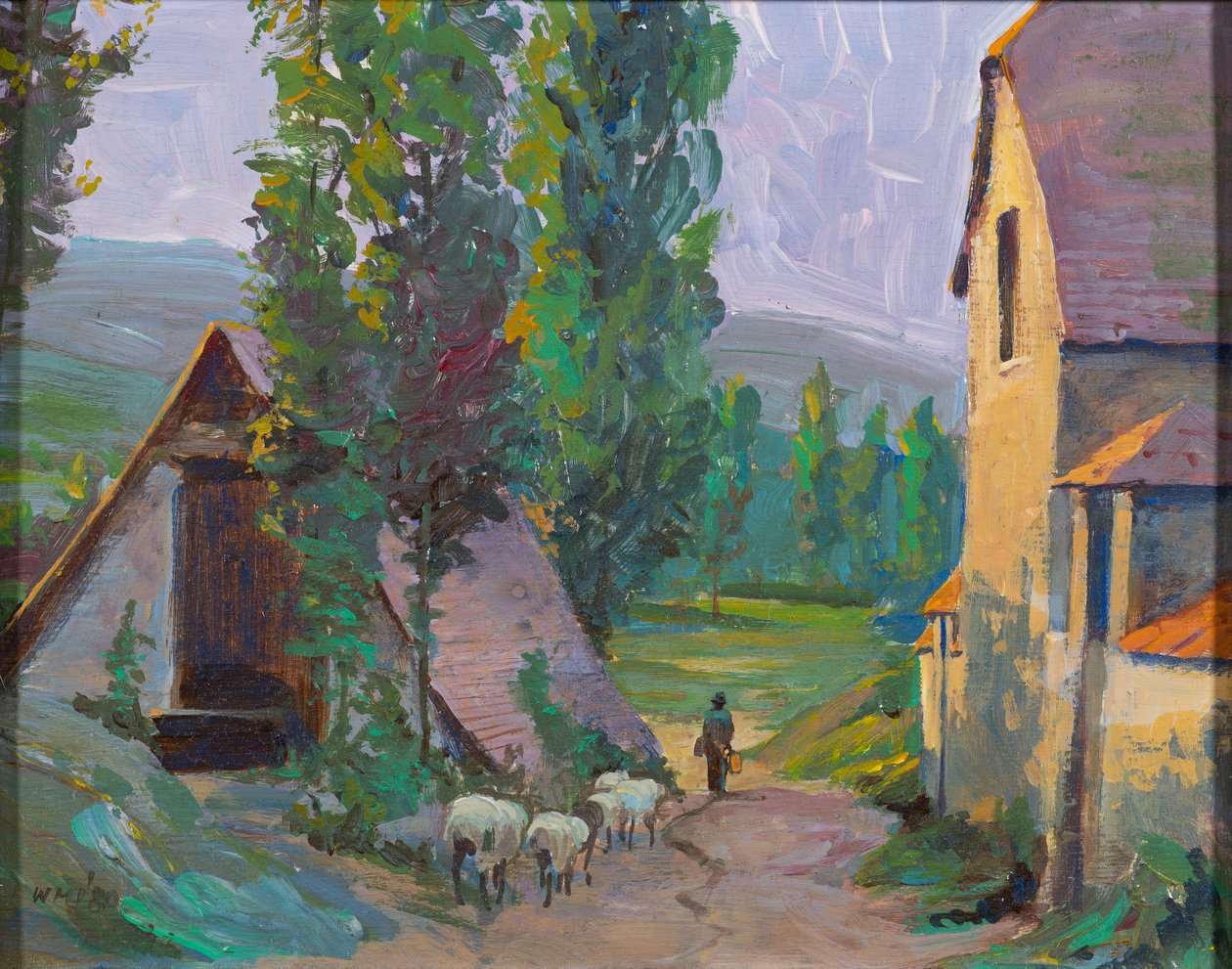 Aften Græsgang af William Ireland