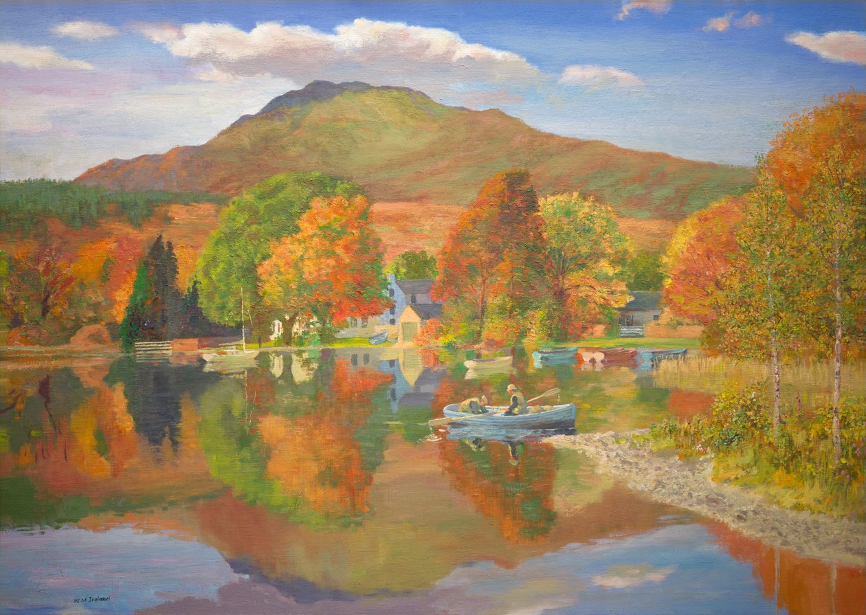Fiskeri i Skotland (olie om bord) af William Ireland