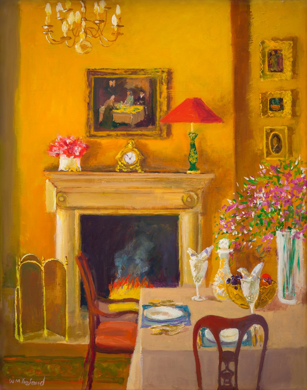 Forgyldt (olie om bord) af William Ireland