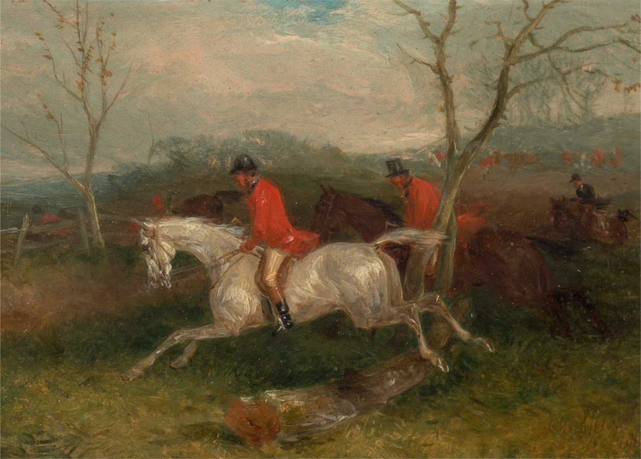 Foxhunting: Coming to a Fence (Fuld Cry) af William J. Shayer