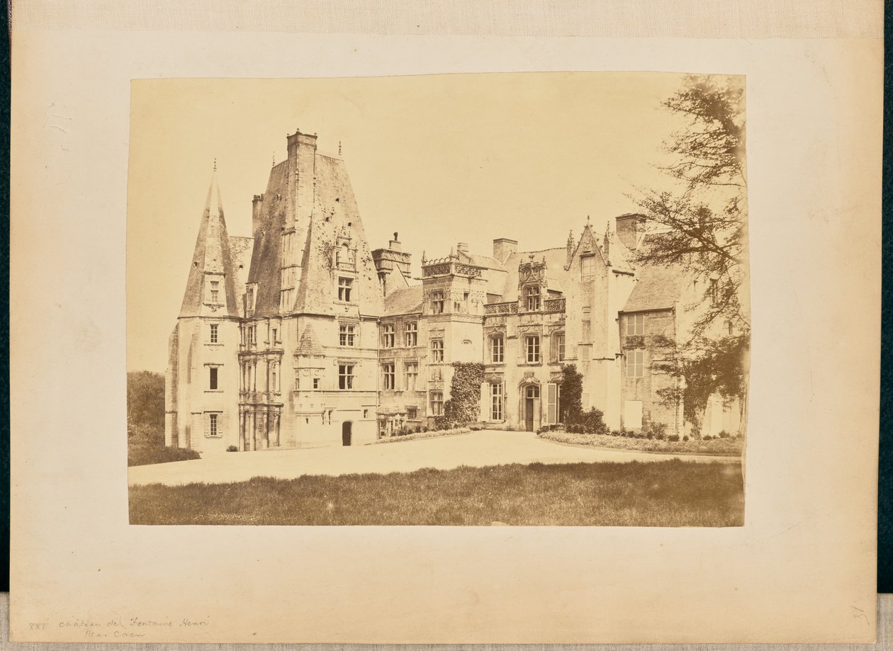 Château de Fontaine-Henri, nær Caen af William J. Stillman