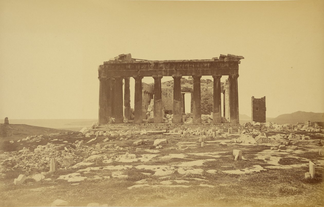 Parthenon, face orientale. af William J. Stillman