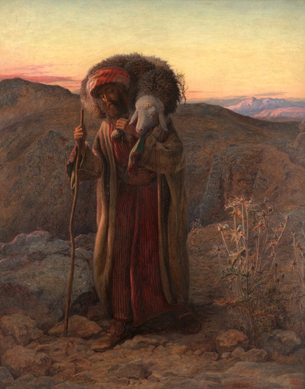 Det forsvundne får, 1864 af William J. Webbe or Webb
