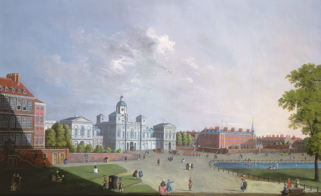 Horse Guards Parade, Westminster, 1700-tallet af William James