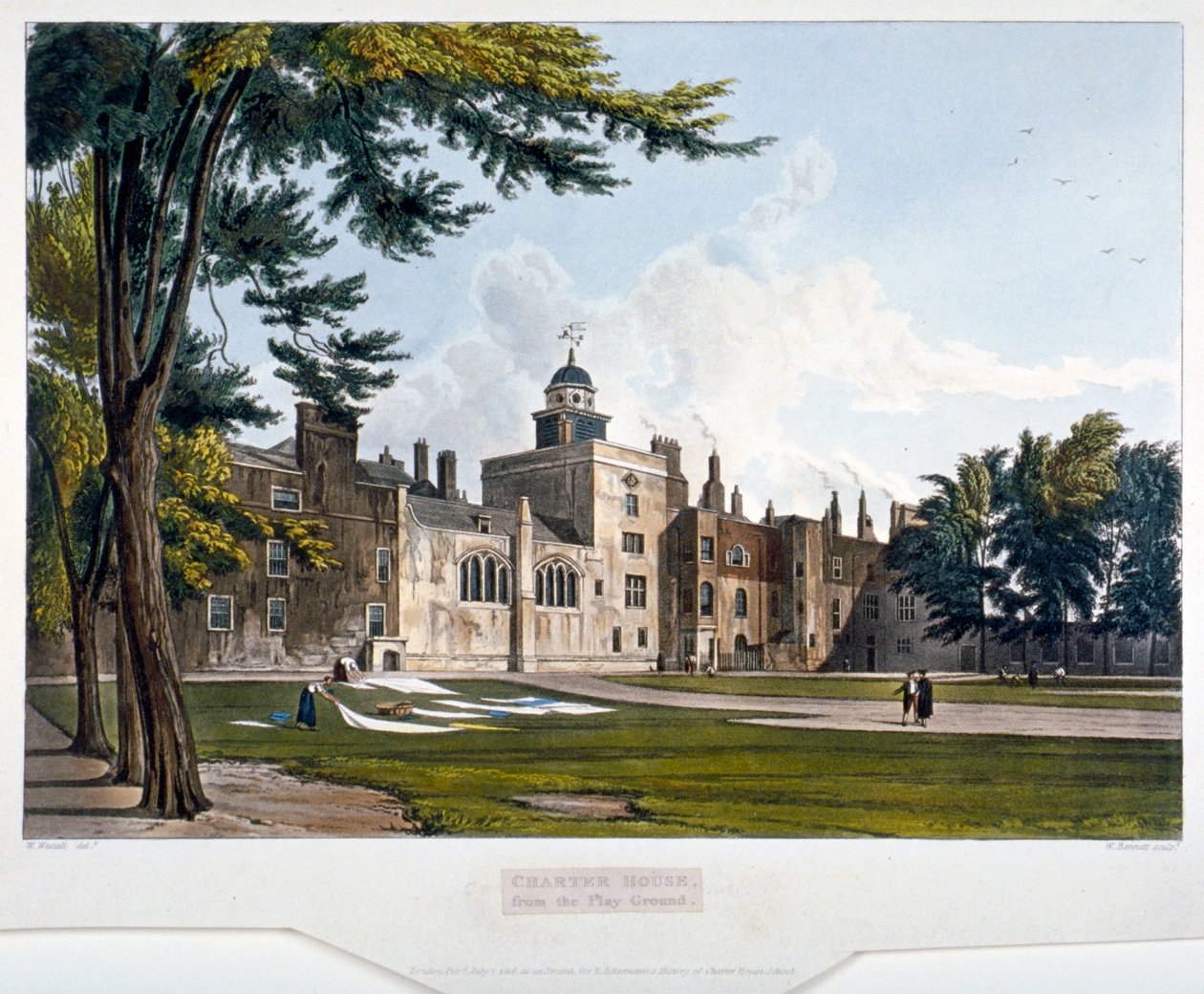 Charterhouse, Finsbury, London, 1816 af William James Bennett