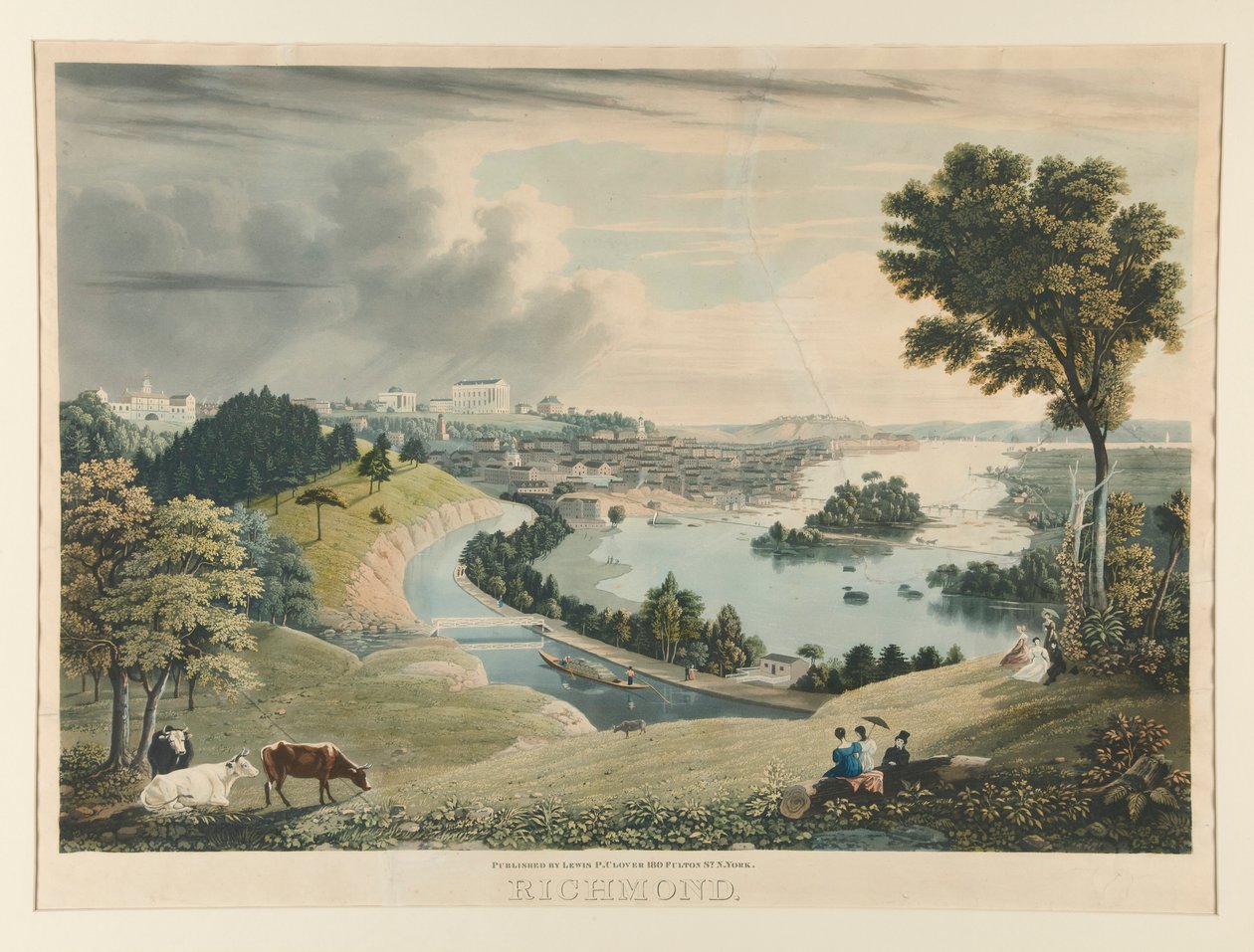 Udsigt over Richmond af William James Bennett