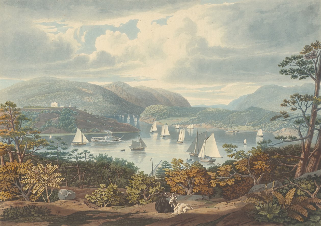 West Point, fra Phillipstown, udgivet 1831. af William James Bennett