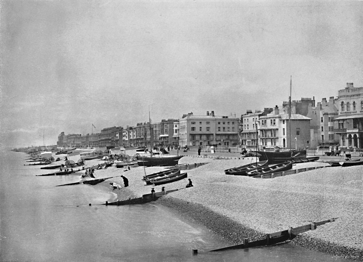 Paraden, Worthing, c1896 af William James Gardiner