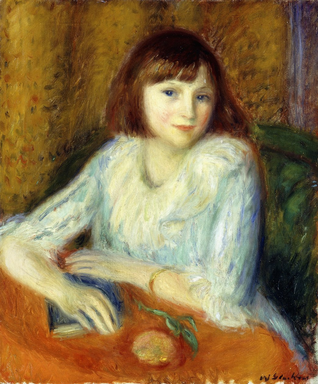 Et Portræt af Penny af William James Glackens