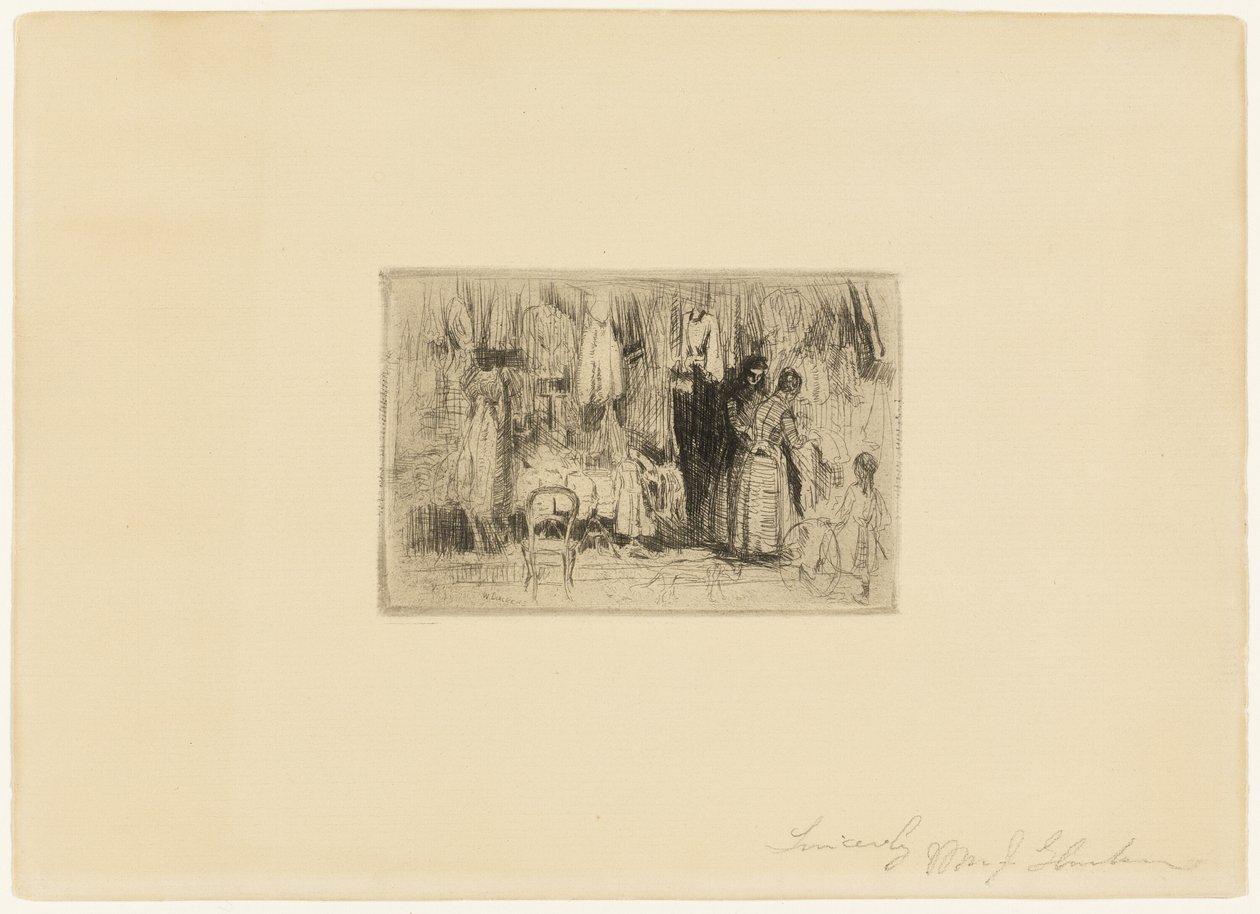 Hos Dressmakeren af William James Glackens