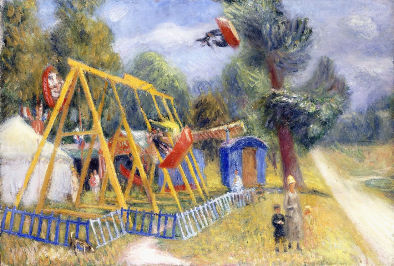 French Fair, ca. 1927 (olie på lærred) af William James Glackens
