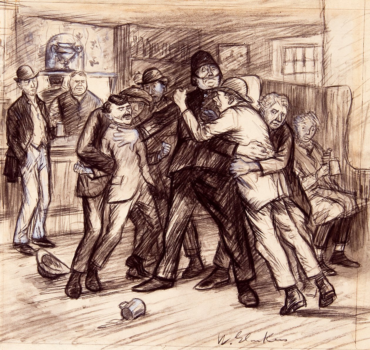 Det tog os fire at holde dem adskilt af William James Glackens