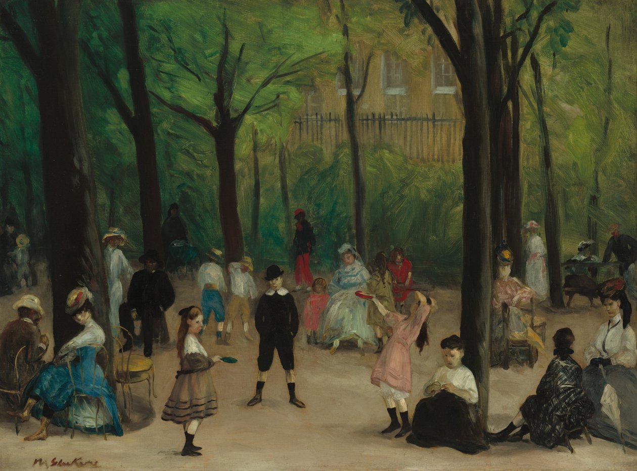 Luxembourg haver af William James Glackens