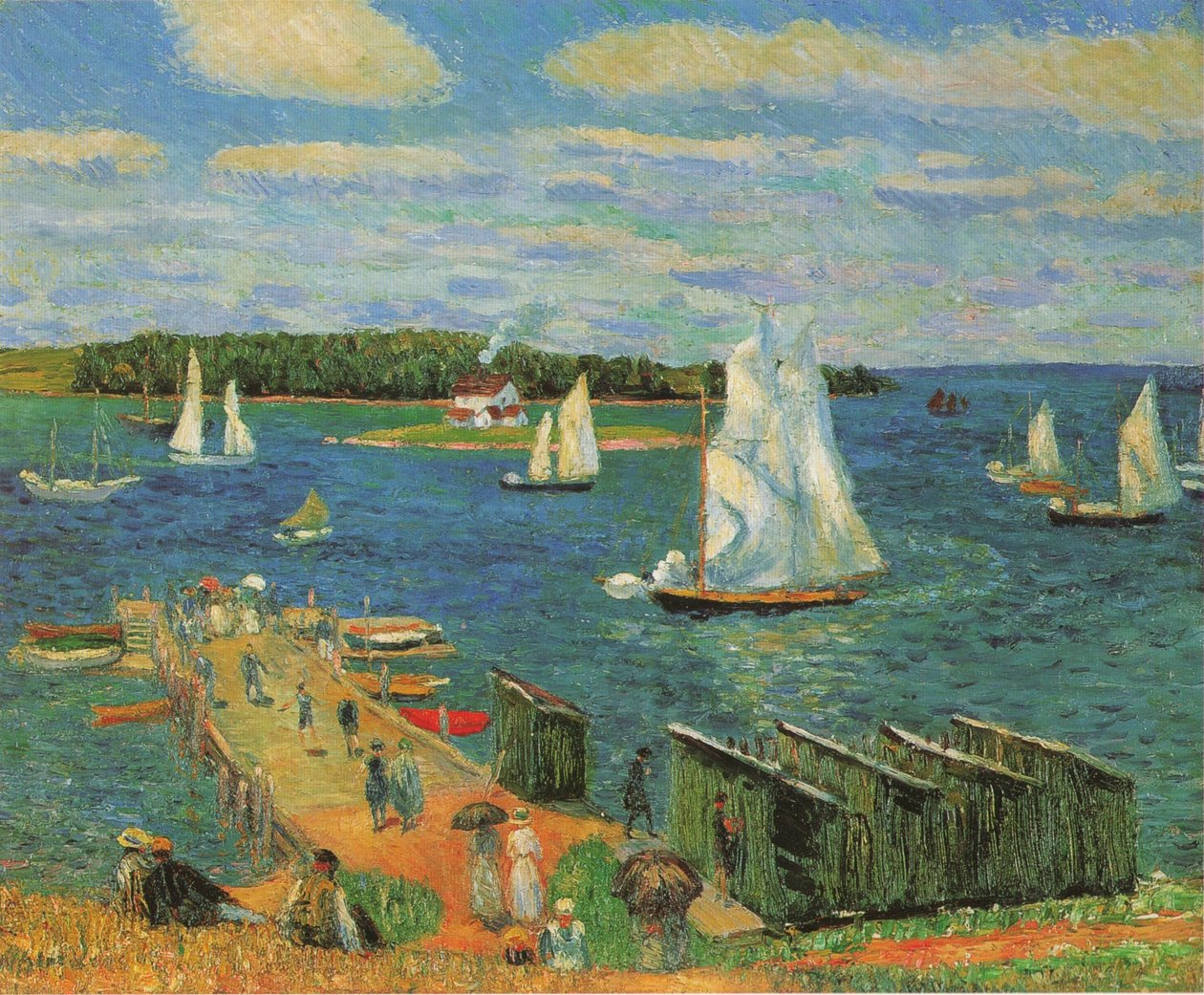 Mahone Bay, 1910 af William James Glackens