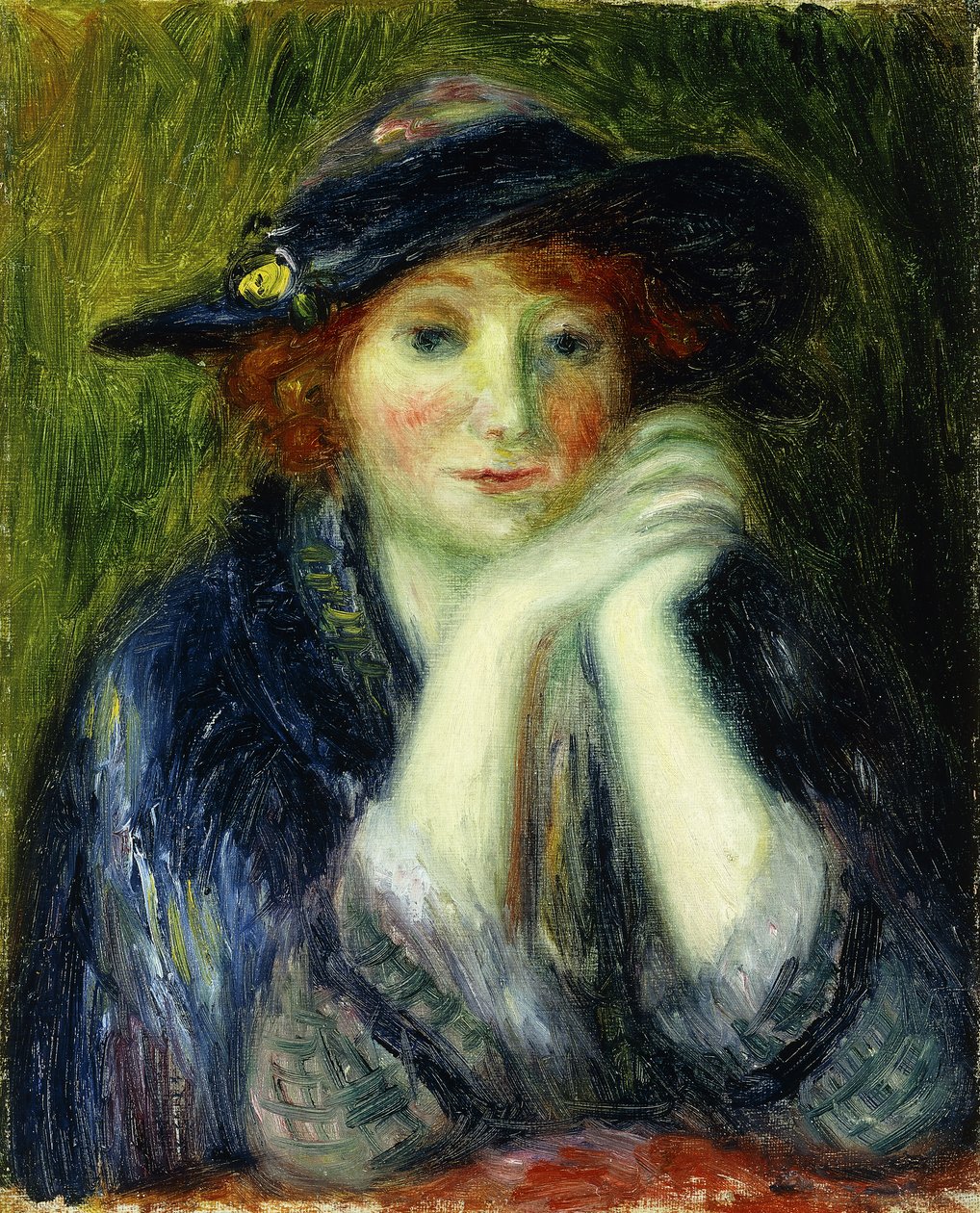 Portrætstudie af en kunstners model af William James Glackens