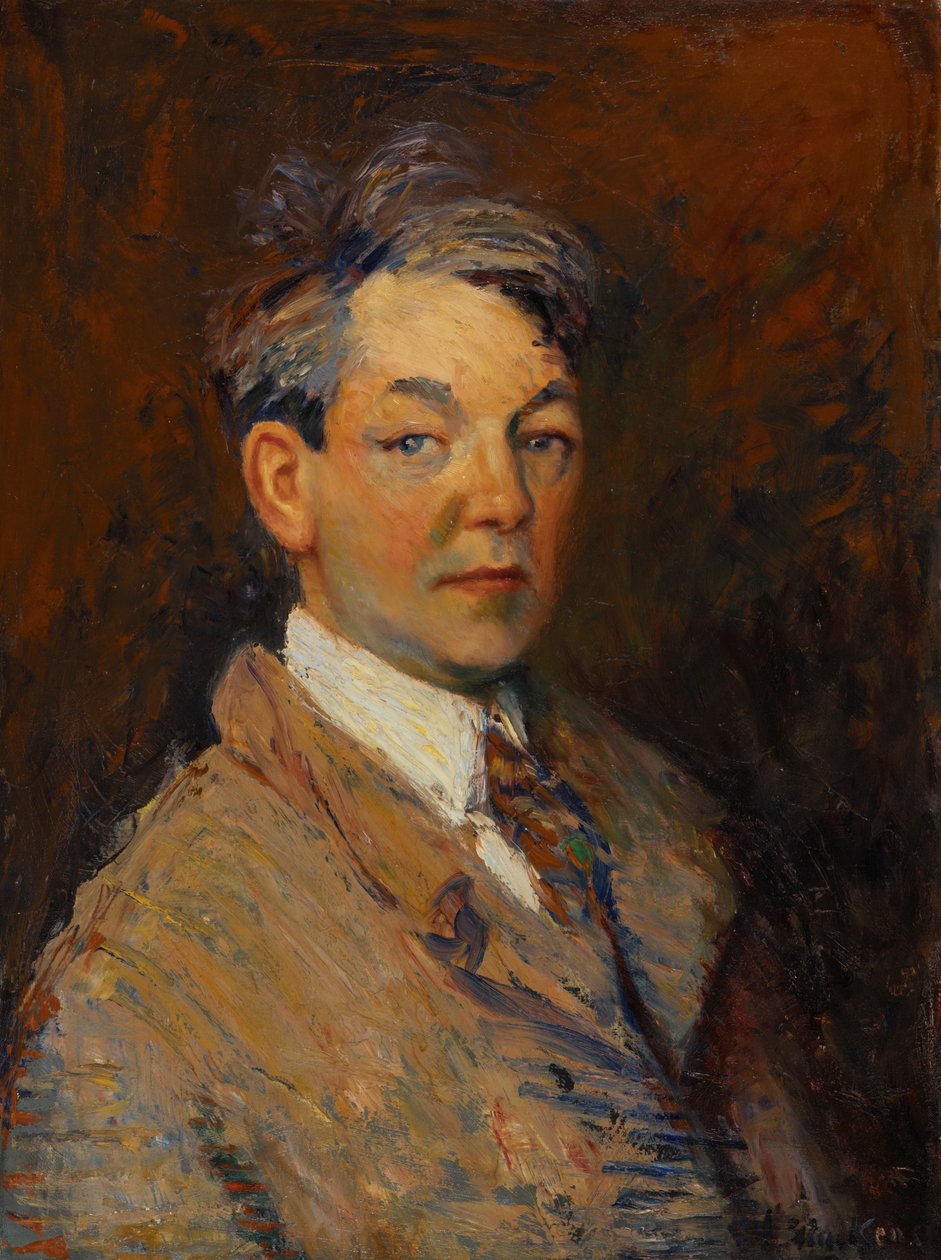 Selvportræt af William James Glackens