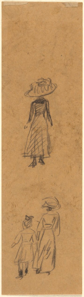 Skitse af figurer af William James Glackens