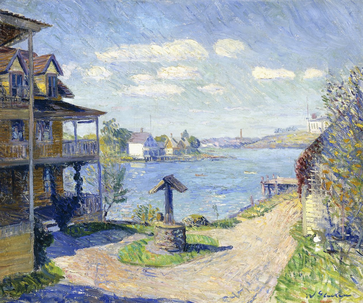 Sommer hotel af William James Glackens