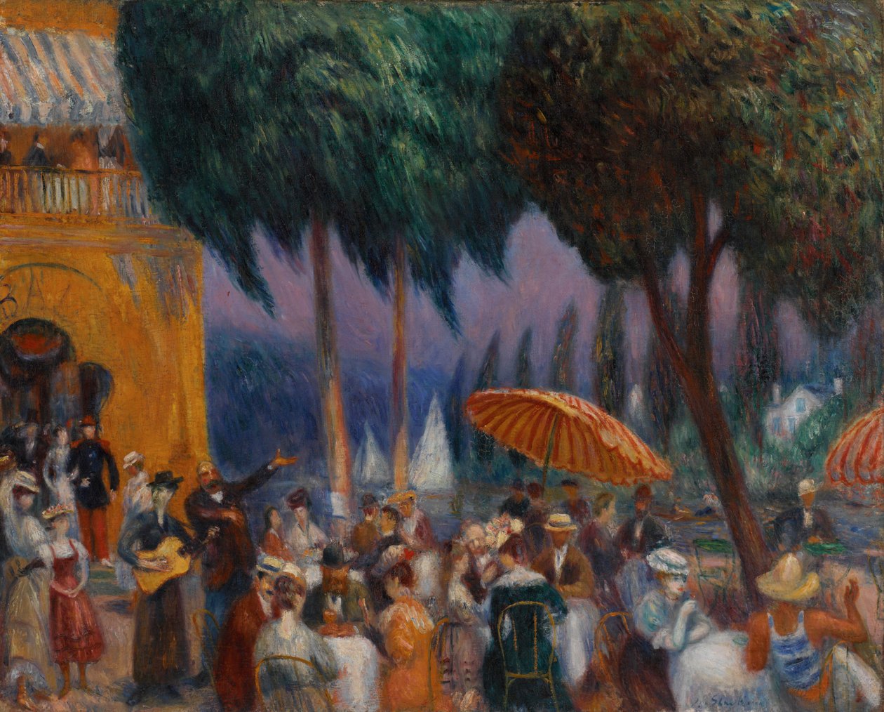 Søndag på Marne af William James Glackens