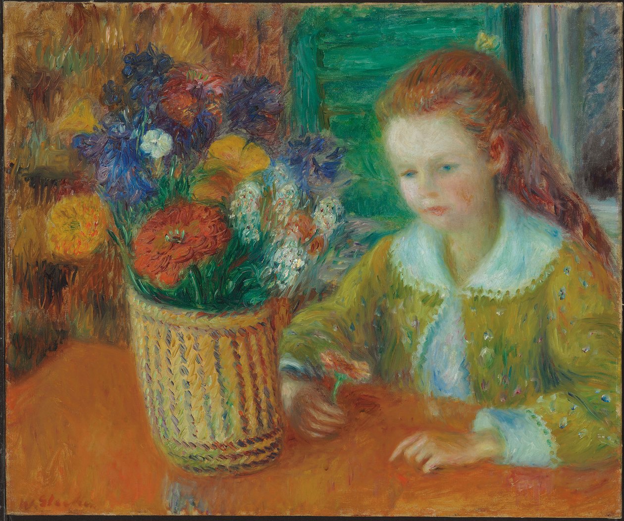 The Breakfast Porch, ca. 1920 (olie på lærred) af William James Glackens