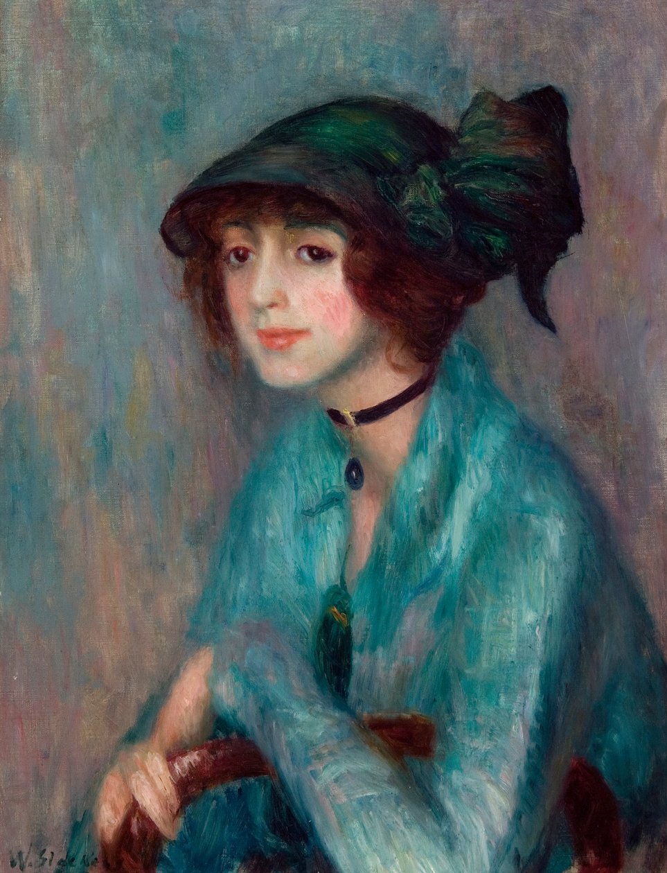 Brunetten af William James Glackens