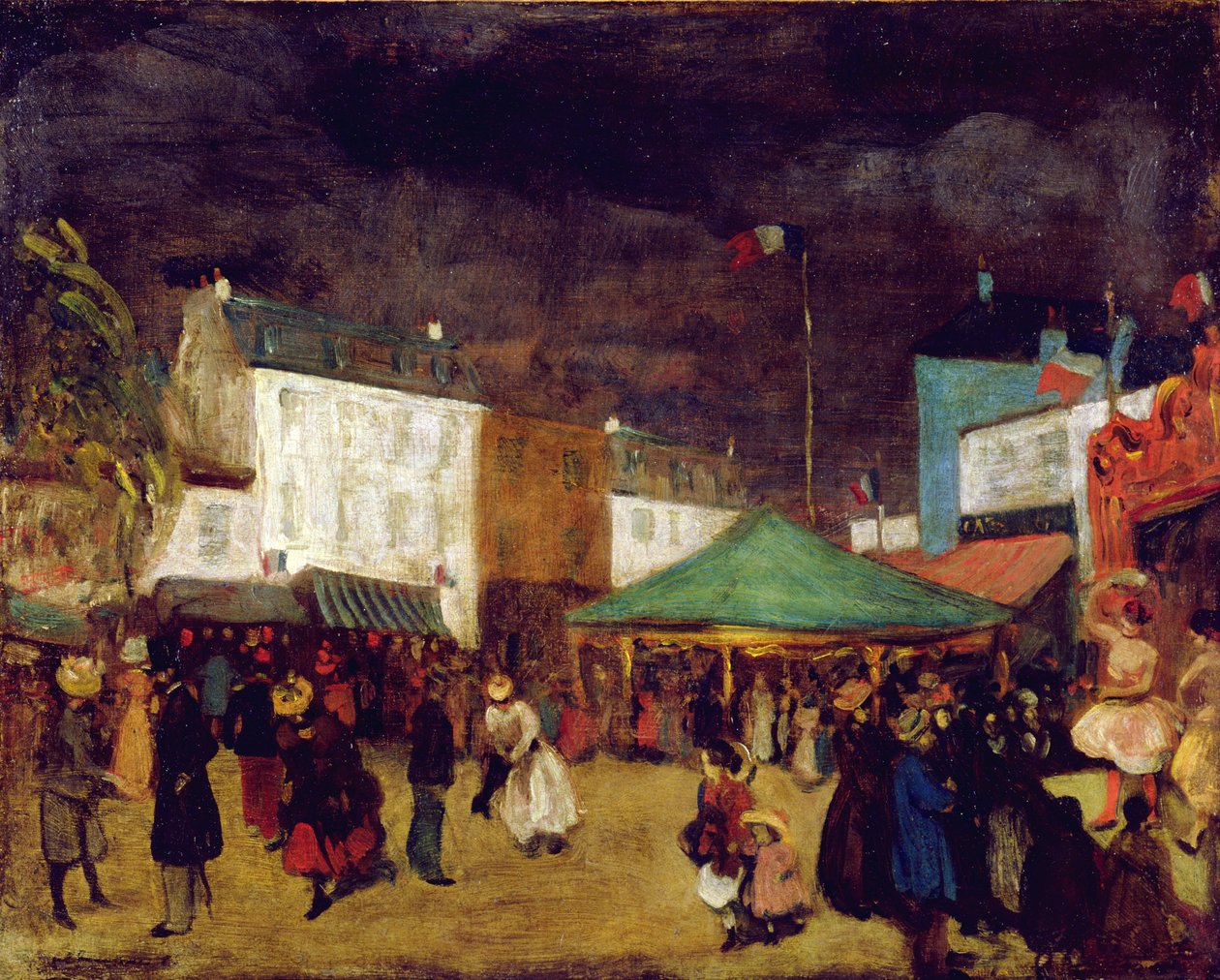 Amtsmessen, c.1895 af William James Glackens