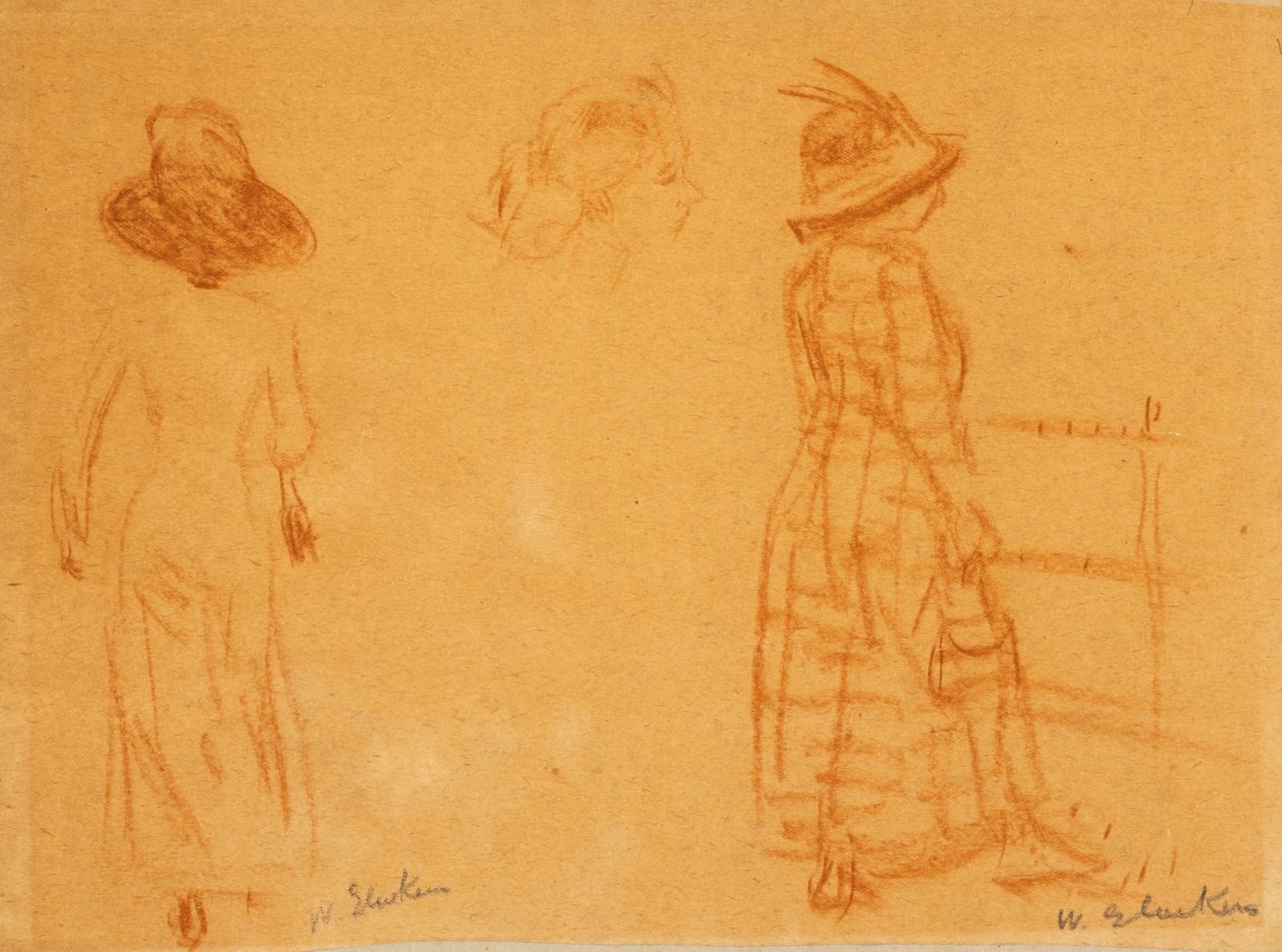 To kvinder og kvindechef af William James Glackens
