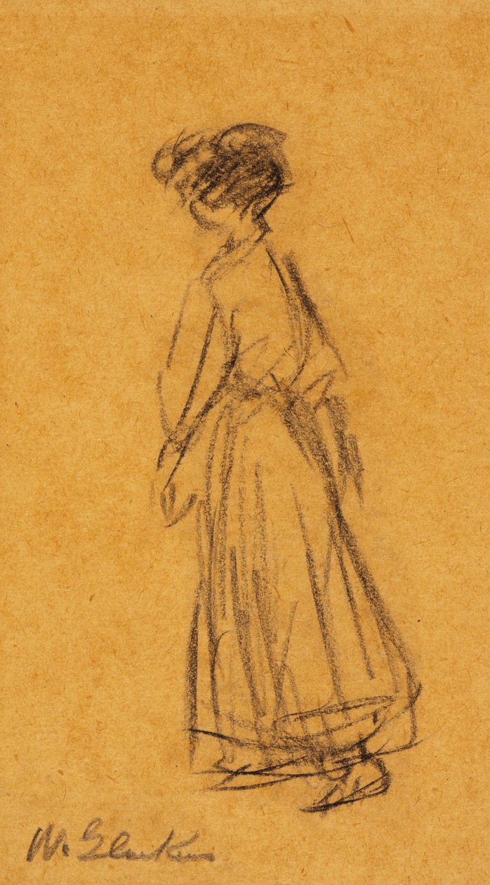 Kvinde gående af William James Glackens