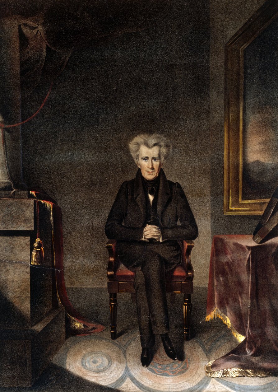 Andrew Jackson, pub. ca. 1835 af William James Hubard