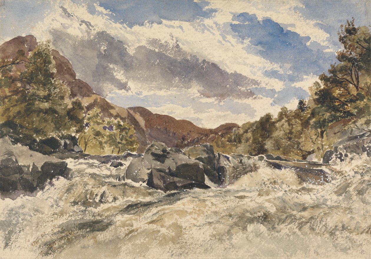 En bjergtorrent af William James Muller