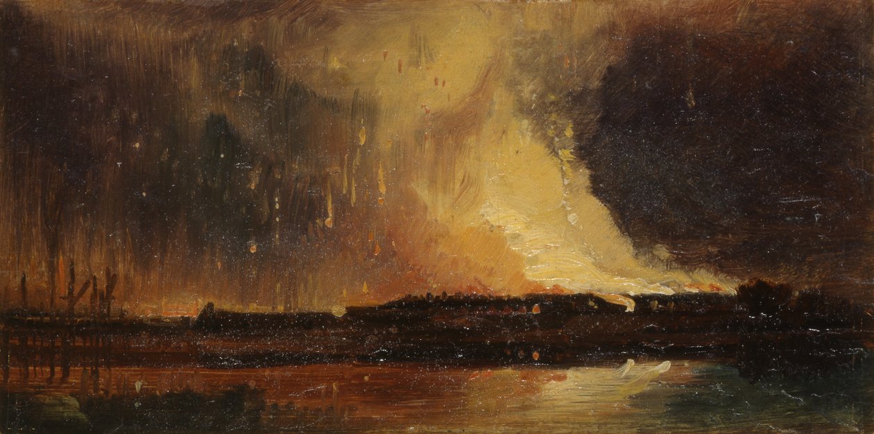 Bristol Riots: The Burning of the New Gaol fra Canon