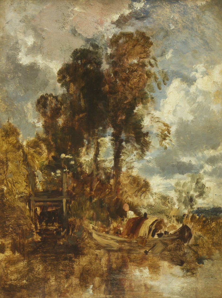 Ålekurve på Themsen af William James Muller