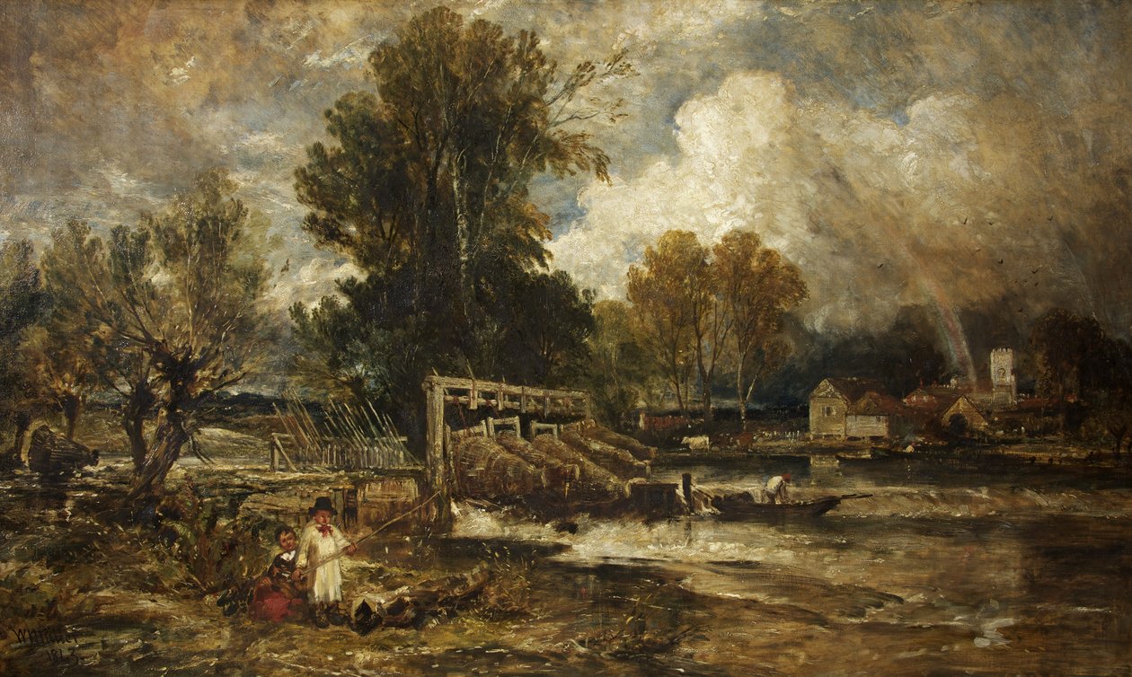 Ålebukke ved Goring af William James Muller