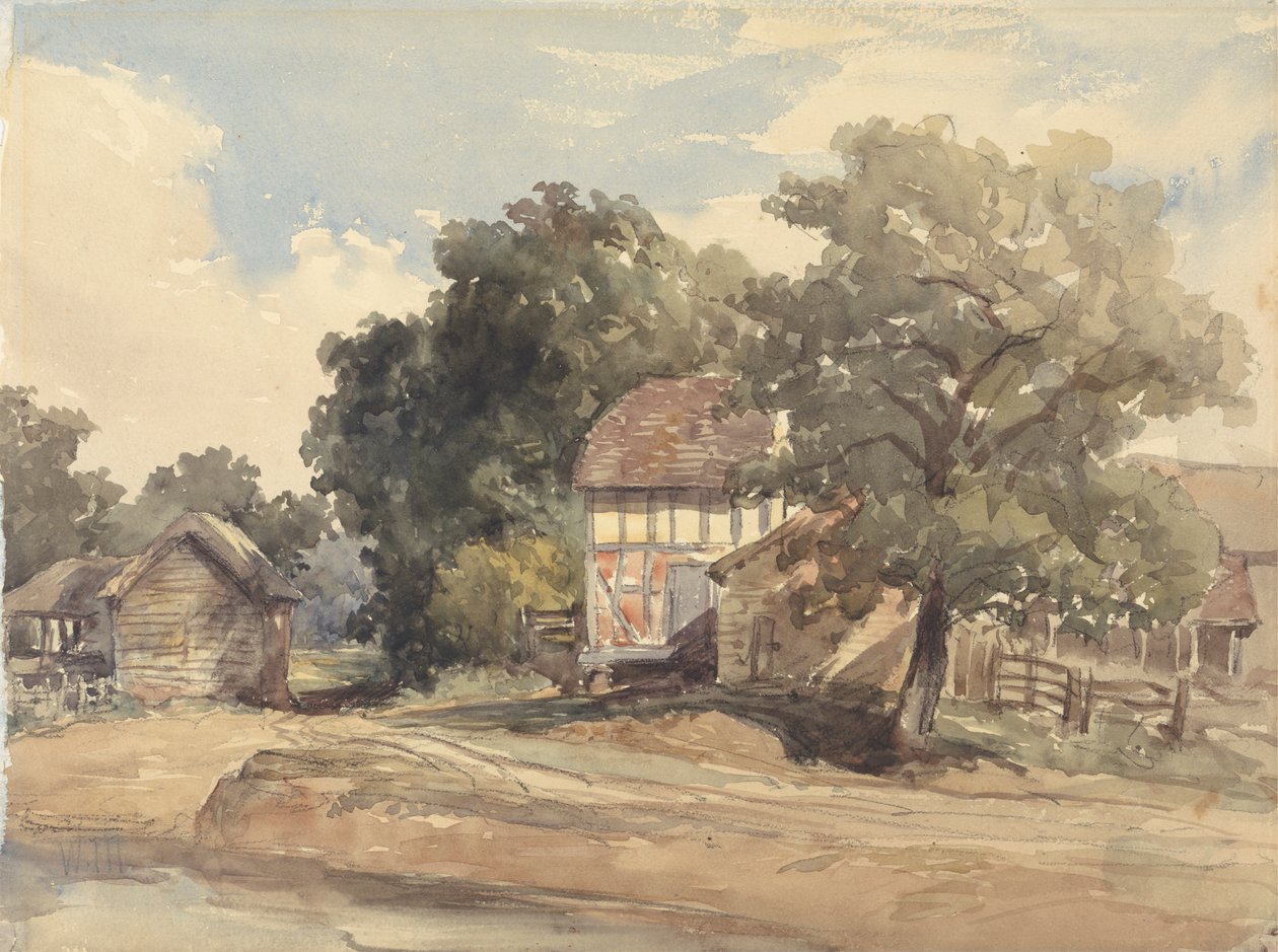 Gårdsbygninger af William James Muller