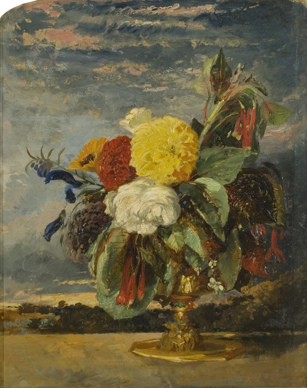 Blomsterstykke af William James Muller