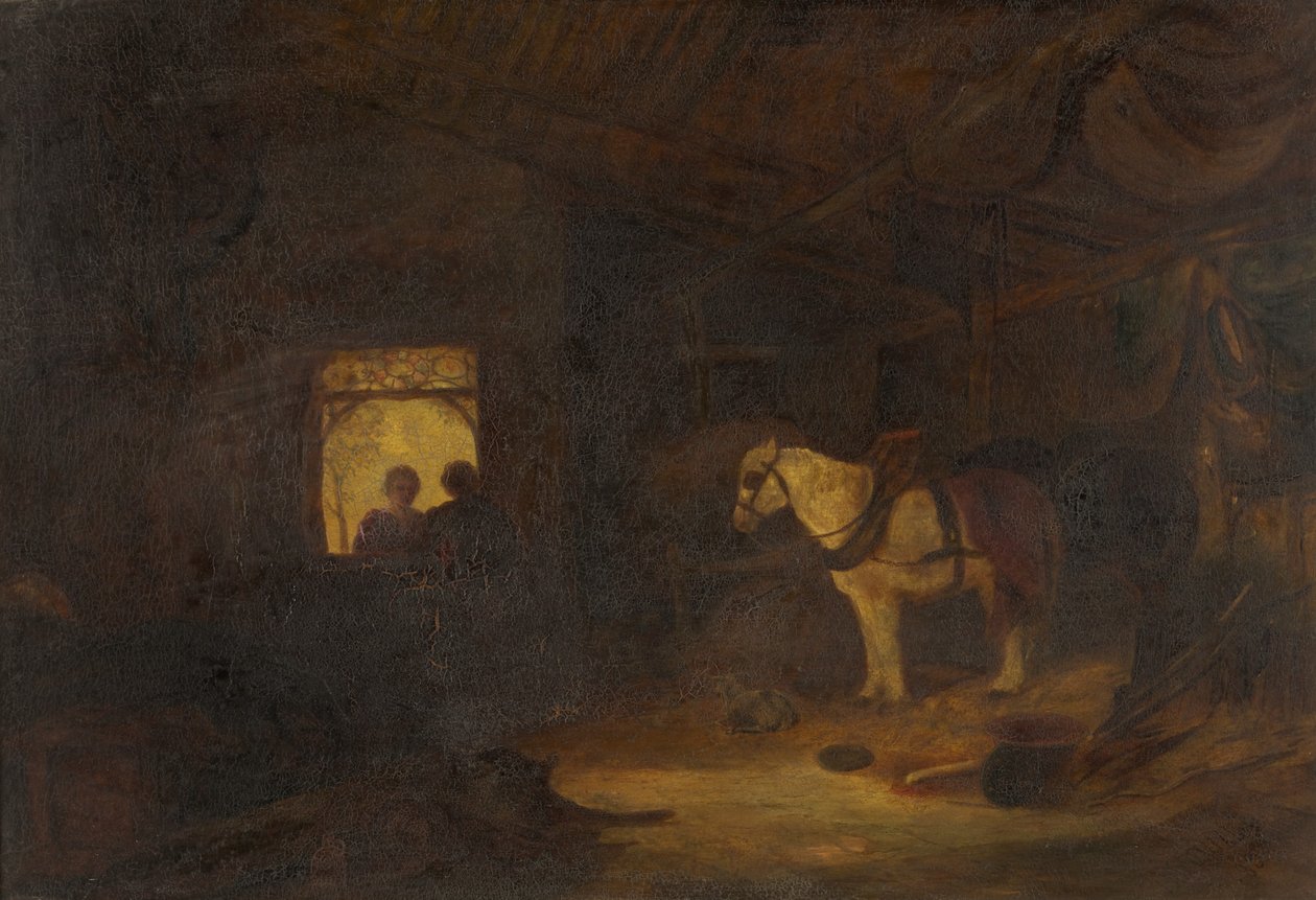 Stabilt interiør af William James Muller